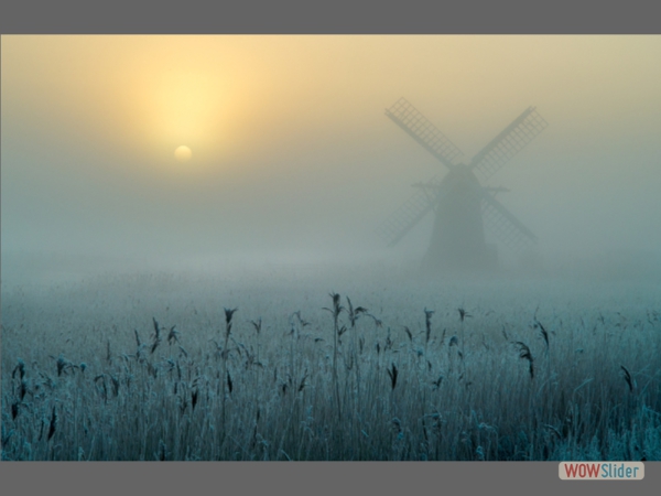Herringfleet Mill in Freezing Fog - Andrew Bailey