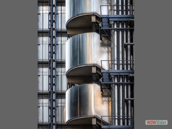 Inside Out Stairwell - Lloyds of London - Joan Jordan - Clive Tanner Award - Colour Print