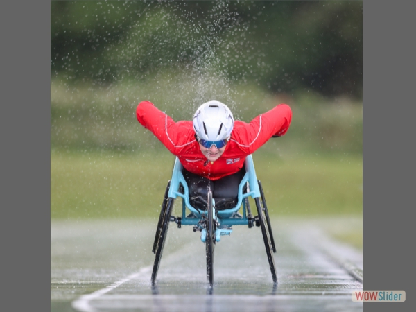 Mel Woods in the Rain - Peter Milsom